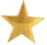 Gold star for 5-star rating